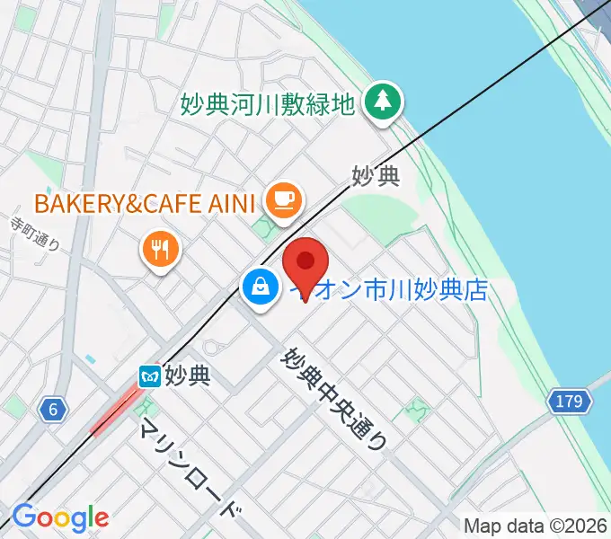 伊藤楽器 妙典イオンセンターの地図
