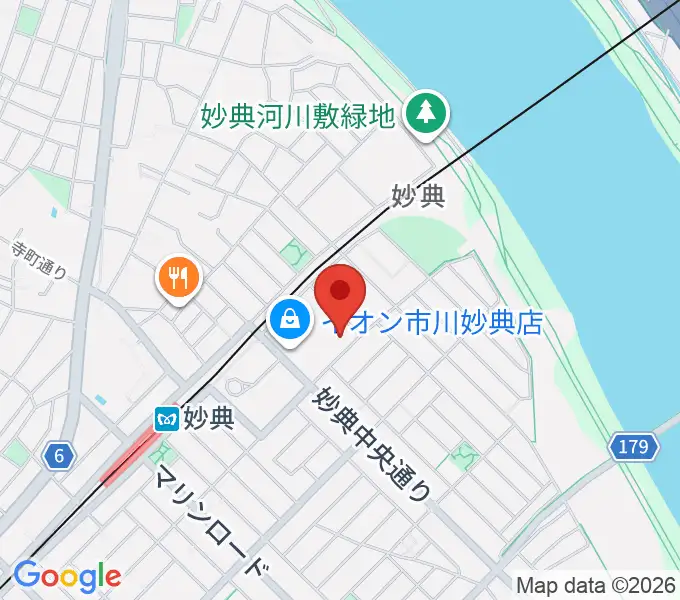 伊藤楽器 妙典イオンセンターの地図