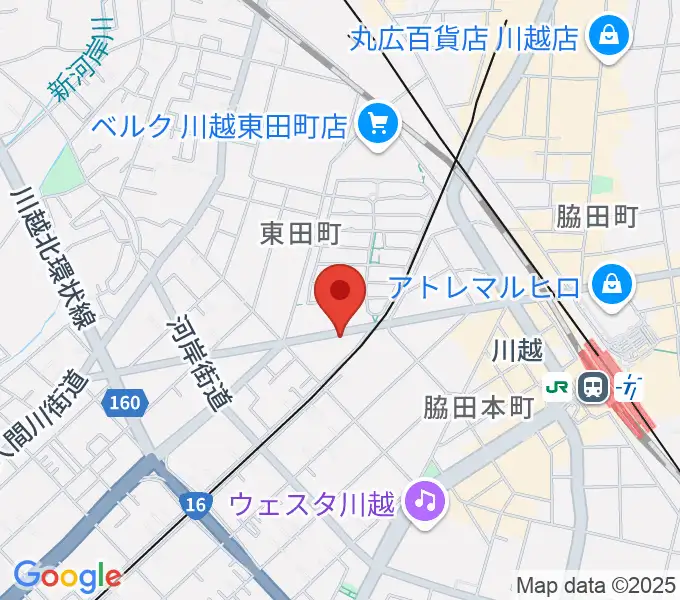 川越DEPARTUREの地図