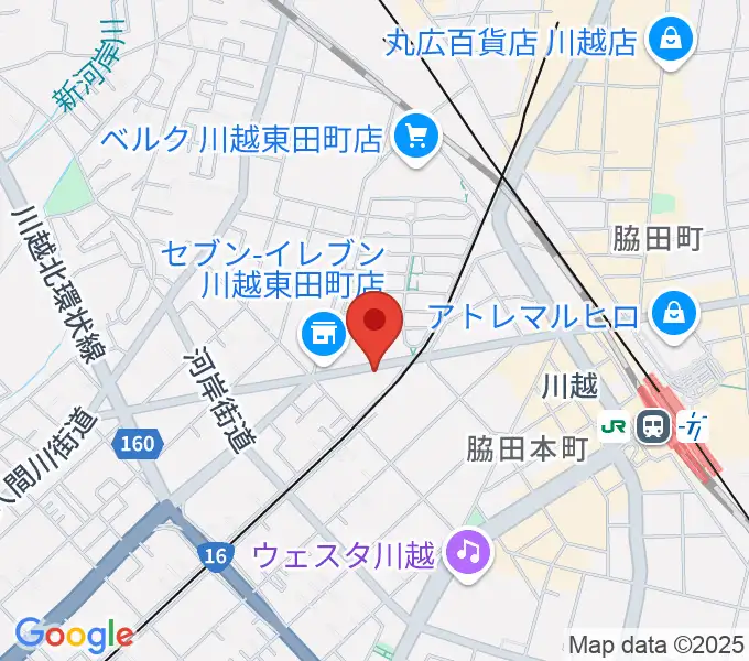 川越DEPARTUREの地図