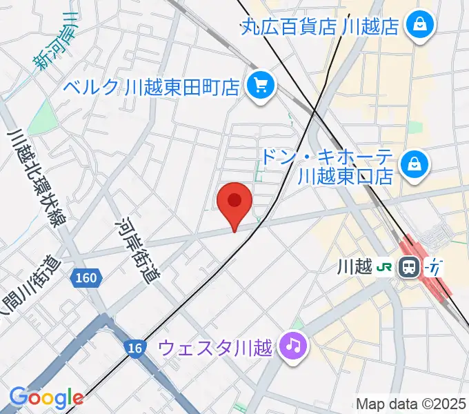 川越DEPARTUREの地図
