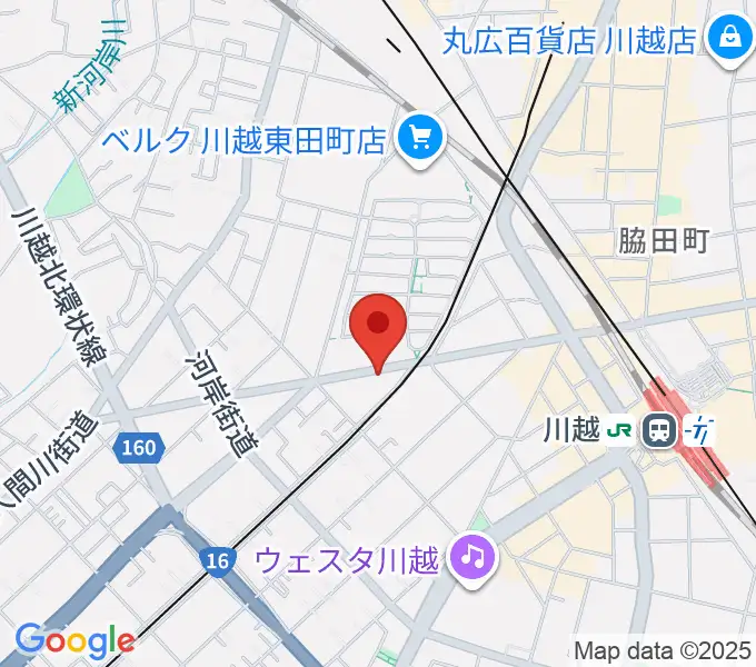 川越DEPARTUREの地図