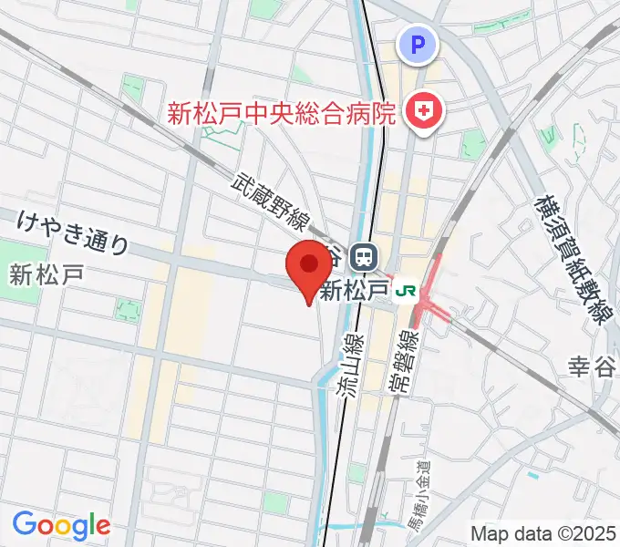 伊藤楽器 新松戸センターの地図