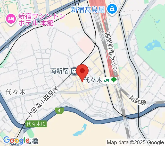 代々木アルティカセブンの地図