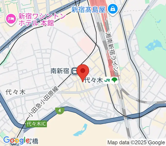 代々木アルティカセブンの地図