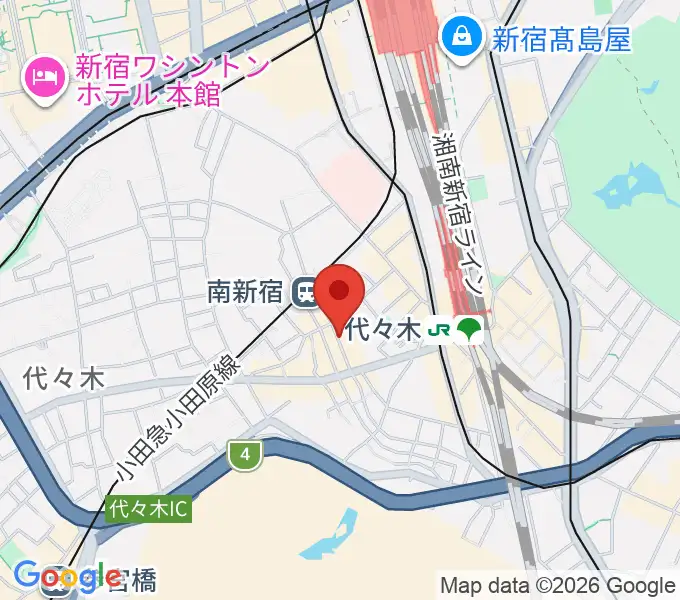 代々木アルティカセブンの地図