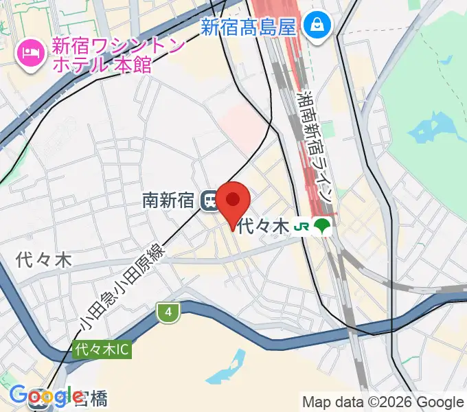 代々木アルティカセブンの地図