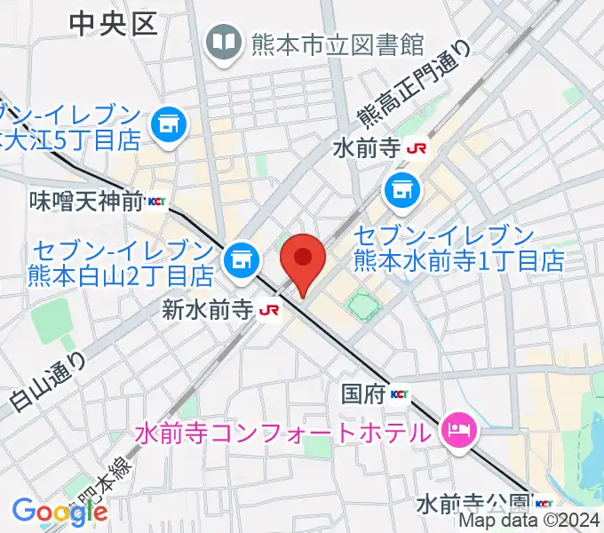 ムラヤマレコード水前寺本店の地図