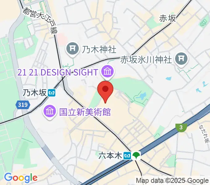 ビルボードライブ東京の地図