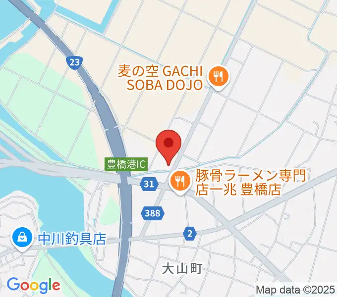 オリエント楽器 ミューズフォレスト豊橋南の地図