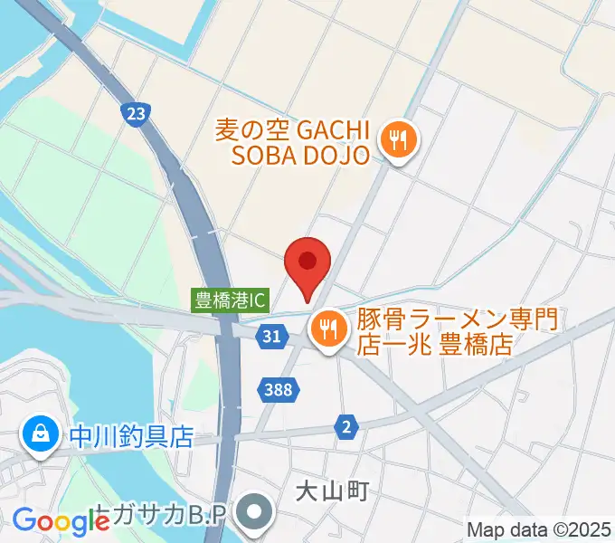 オリエント楽器 ミューズフォレスト豊橋南の地図