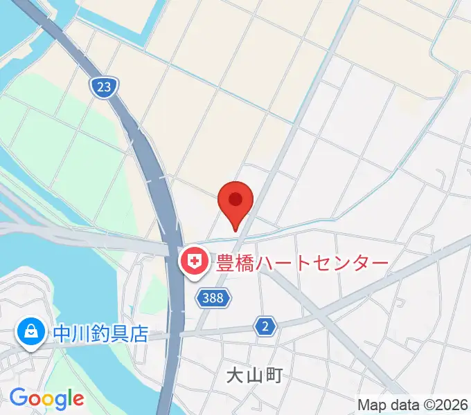 オリエント楽器 ミューズフォレスト豊橋南の地図