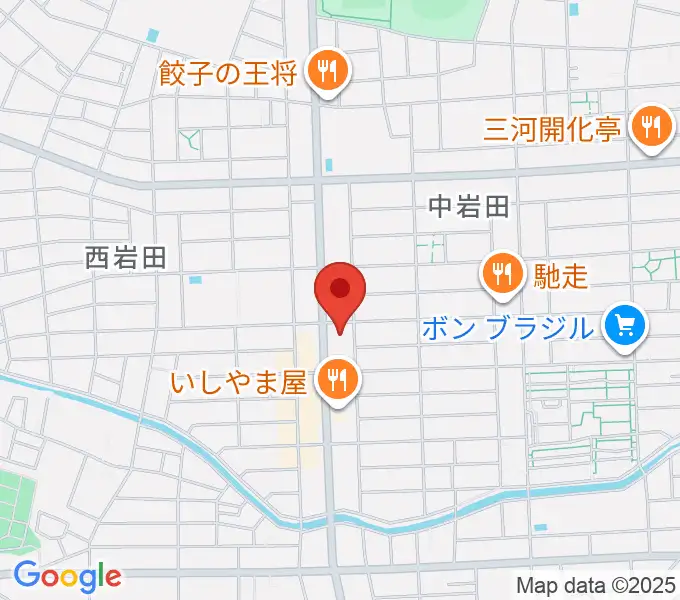オリエント楽器ミューズフォレスト豊が丘の地図