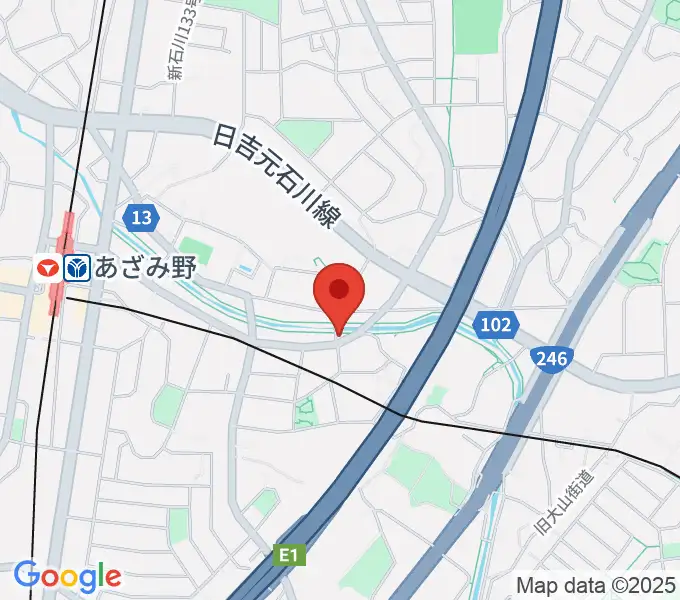 アイランドスタジオミュージックスクールの地図