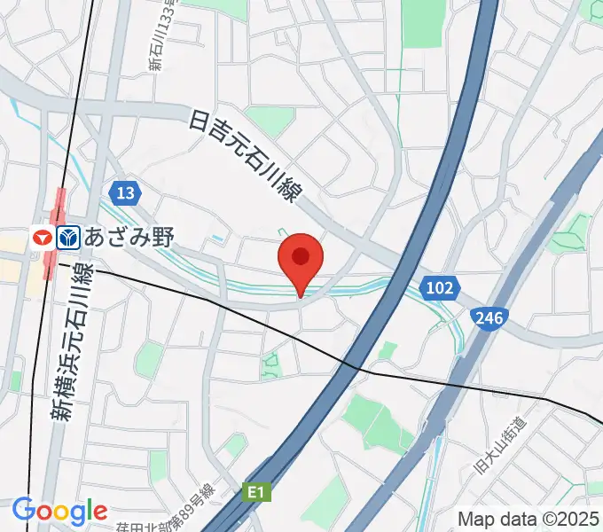 アイランドスタジオミュージックスクールの地図