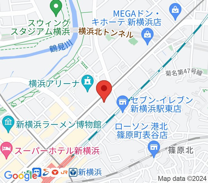 新横浜センタースタジオOZの場所