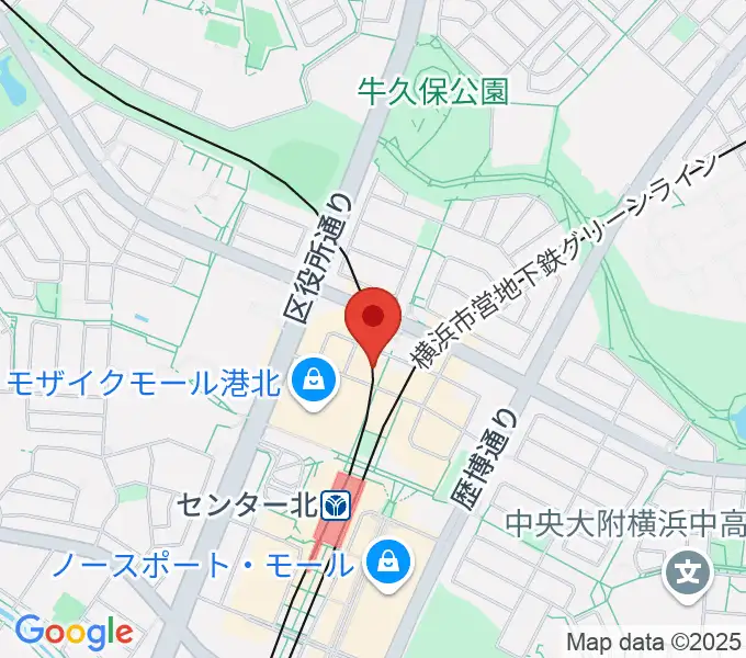 山響楽器店 センター北教室の地図
