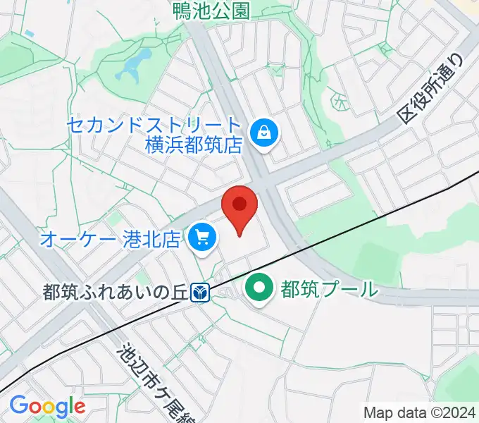 山響楽器店 ふれあいの丘センターの地図