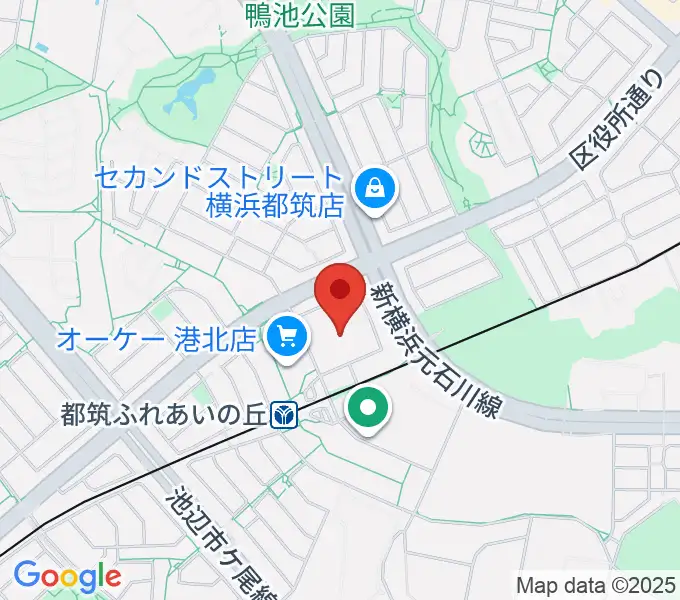 ヤマハ山響楽器店 ふれあいの丘センターの地図