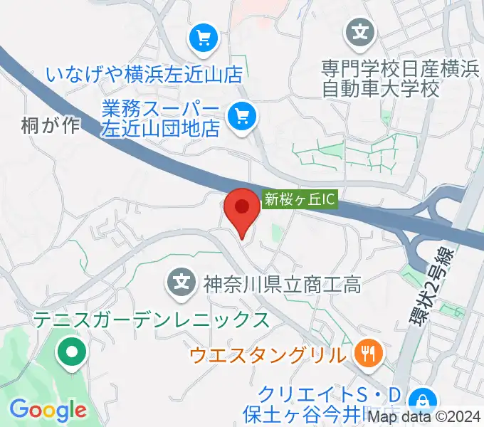 山響楽器店 美立橋教室の地図