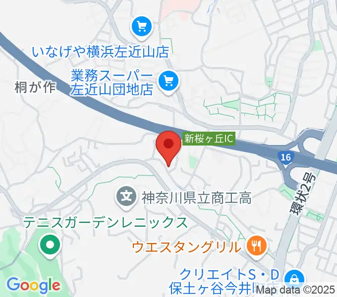 山響楽器店 美立橋教室の地図