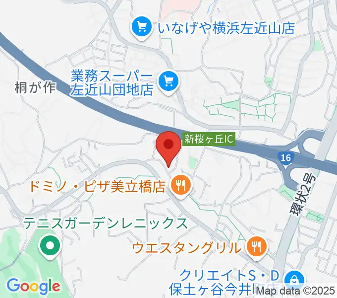 山響楽器店 美立橋教室の地図