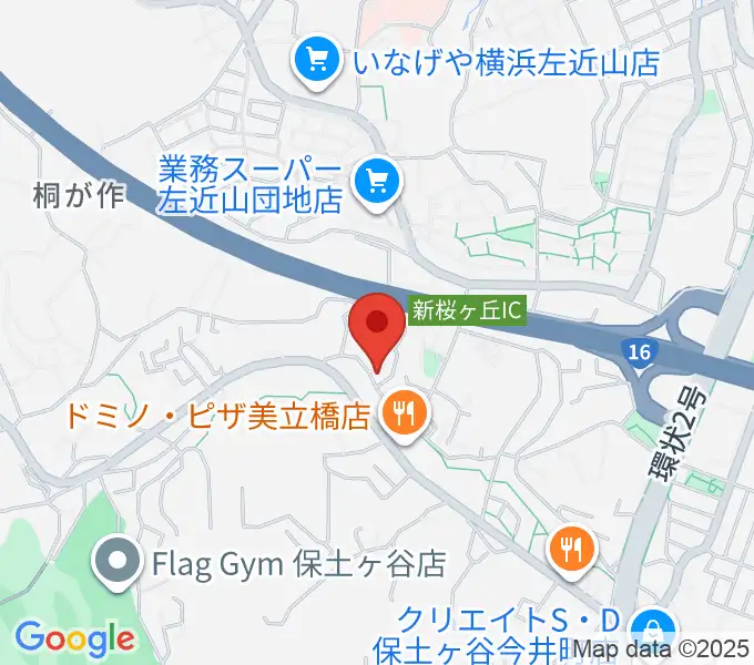 山響楽器店 美立橋教室の地図