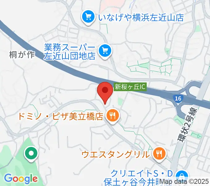 山響楽器店 美立橋教室の地図