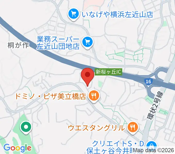 山響楽器店 美立橋教室の地図