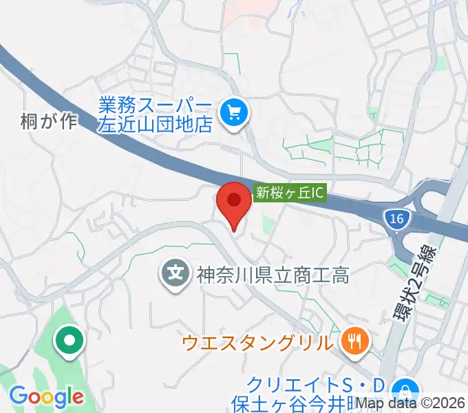 山響楽器店 美立橋教室の地図