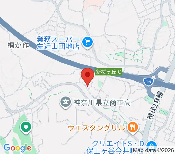山響楽器店 美立橋教室の地図