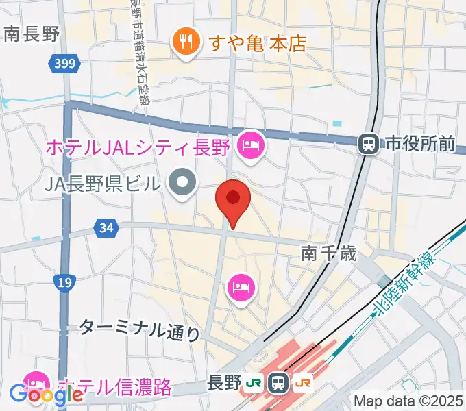 INDIA live the SKYの地図