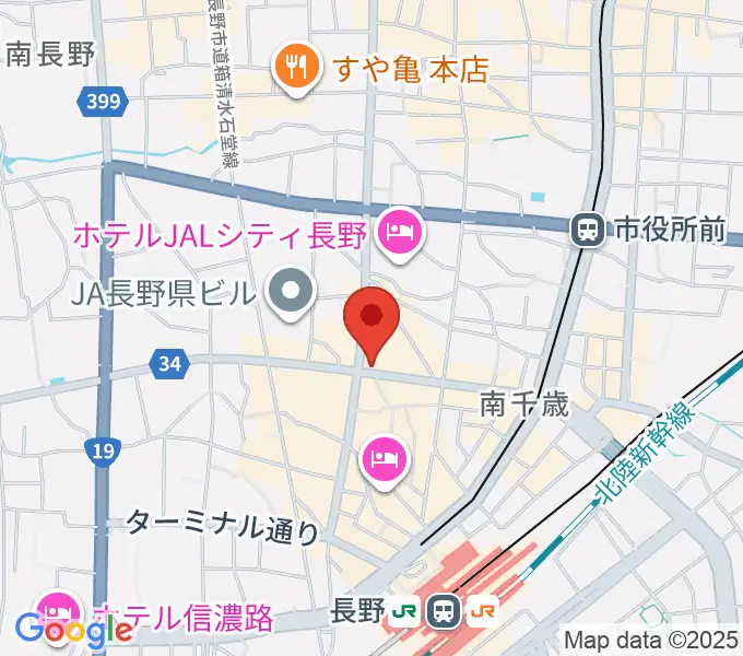 INDIA live the SKYの地図
