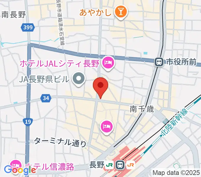 INDIA live the SKYの地図