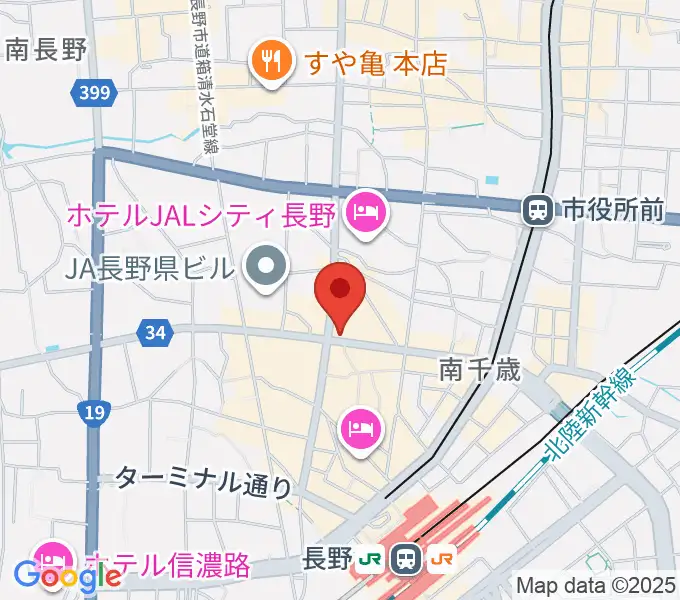 INDIA live the SKYの地図