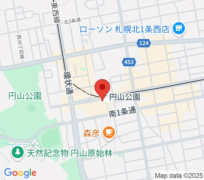 エルム楽器 ELMハーモニレマルヤマクラスの地図