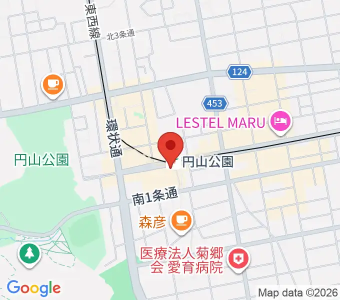 エルム楽器 ELMハーモニレマルヤマクラスの地図