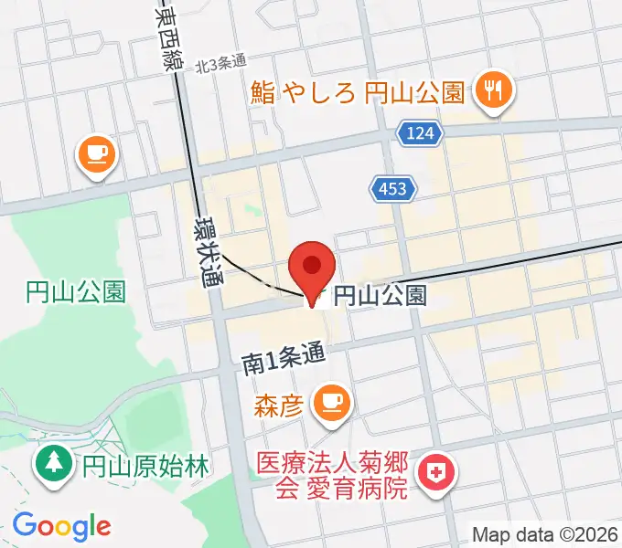 エルム楽器 ELMハーモニレマルヤマクラスの地図