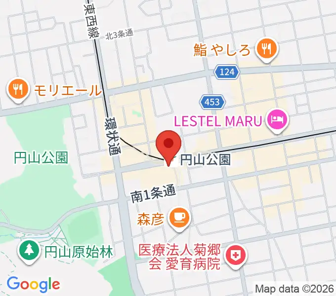 エルム楽器 ELMハーモニレマルヤマクラスの地図