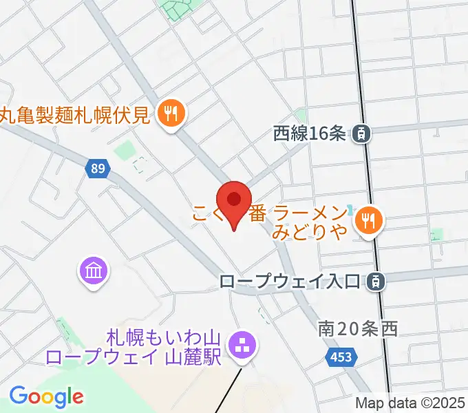 エルム楽器 伏見センターの地図