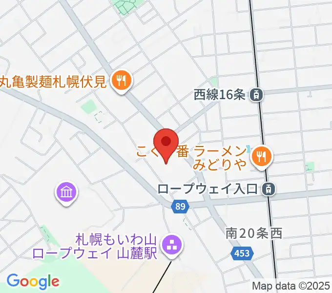 エルム楽器 伏見センターの地図