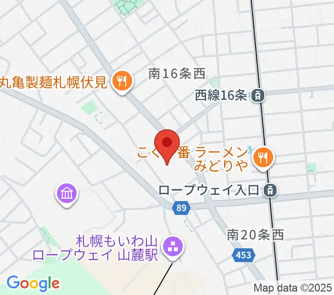 エルム楽器 伏見センターの地図