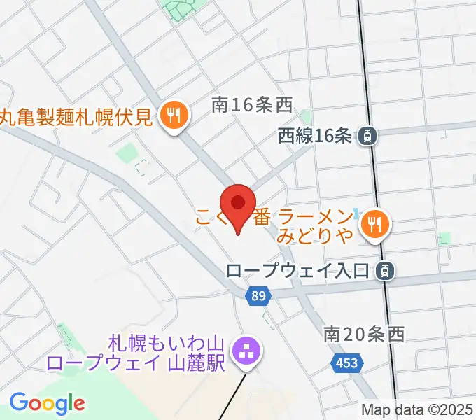 エルム楽器 伏見センターの地図