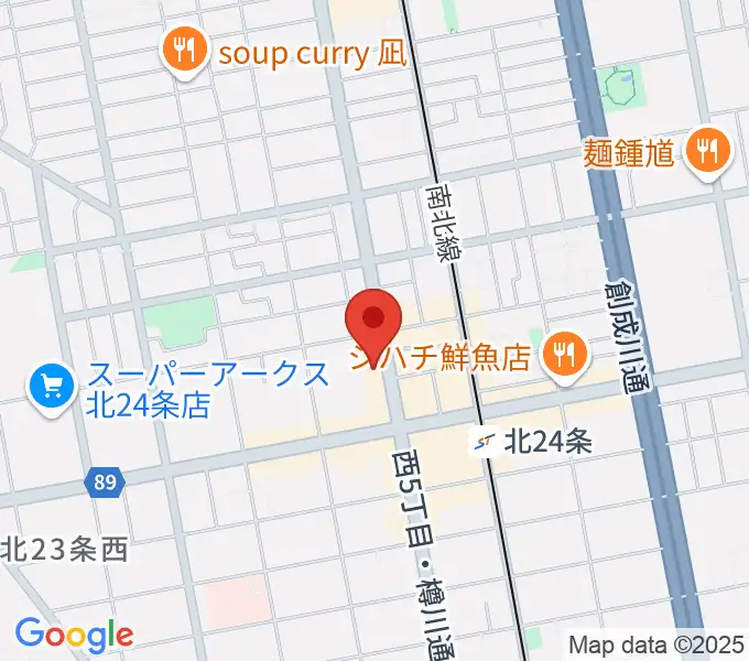 エルム楽器 北区センターの地図