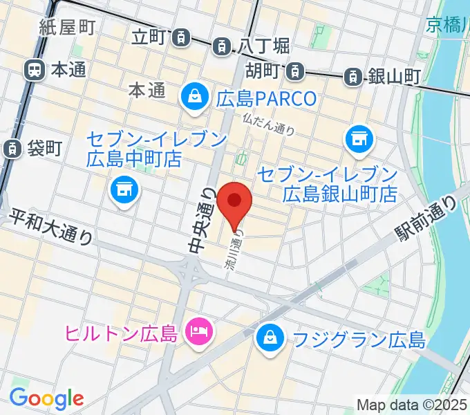 広島AGITの地図