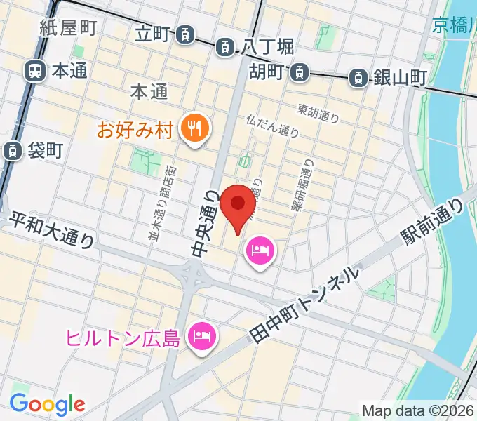広島AGITの地図