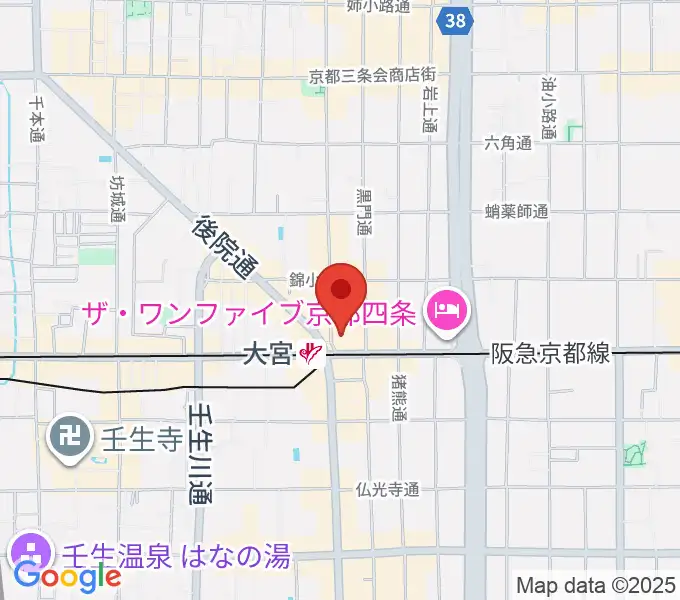 JEUGIA大宮アプローズの地図