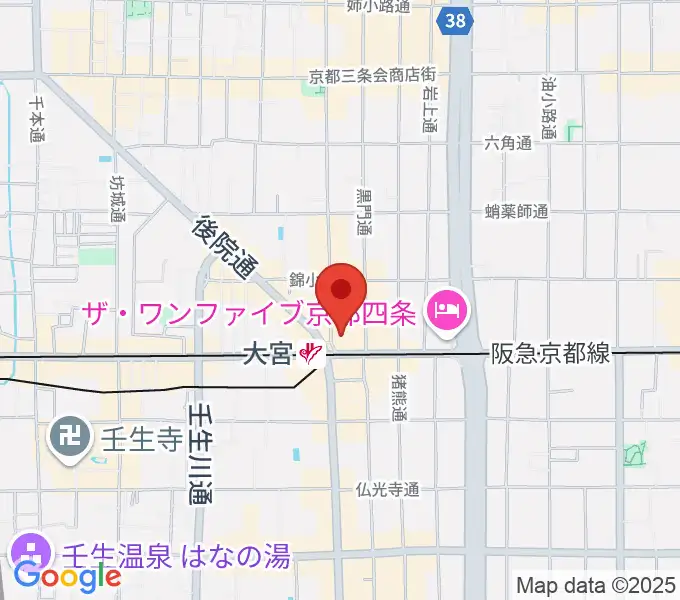 JEUGIA大宮センターの地図