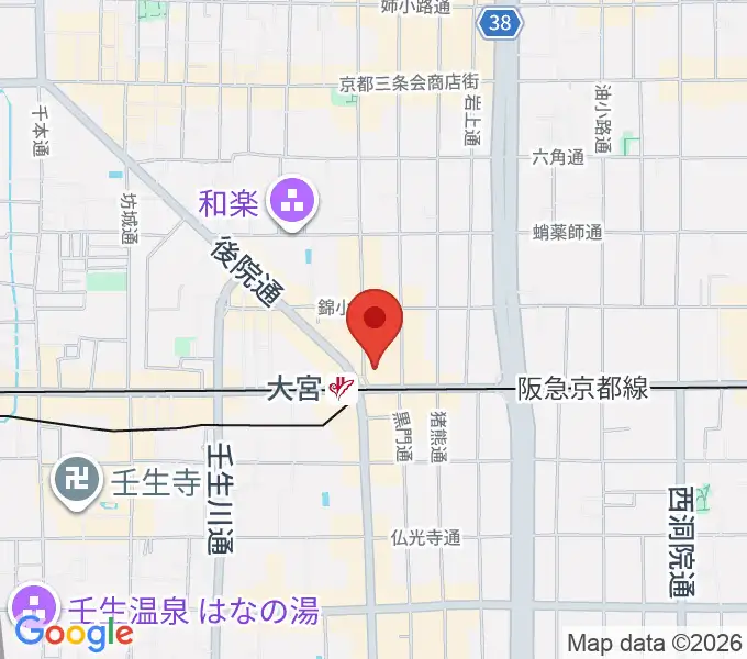 JEUGIA大宮センターの地図