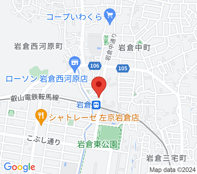 JEUGIA岩倉ミュージックセンターの場所